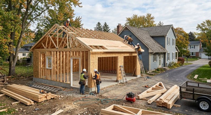 Detached Garage Construction in Charleston, SC