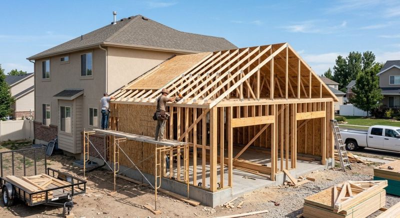 Wood Garage Installation in Katy, TX