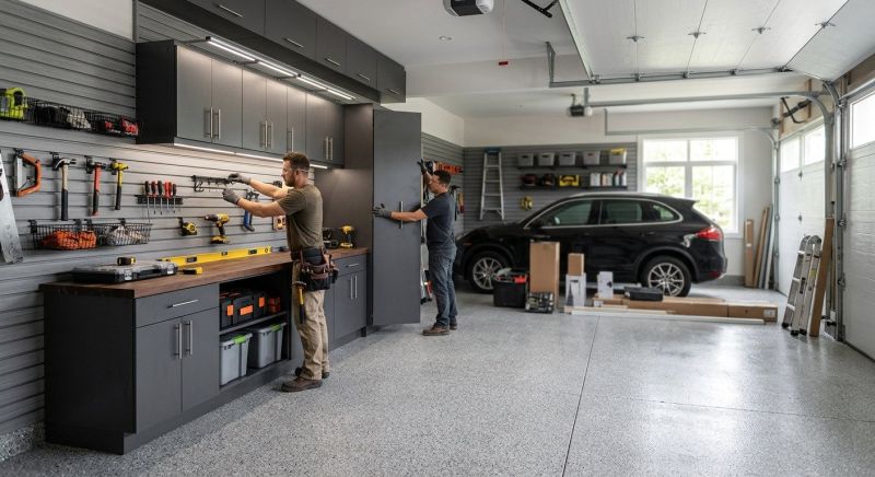 Four Car Garage Installation in Las Vegas, NV