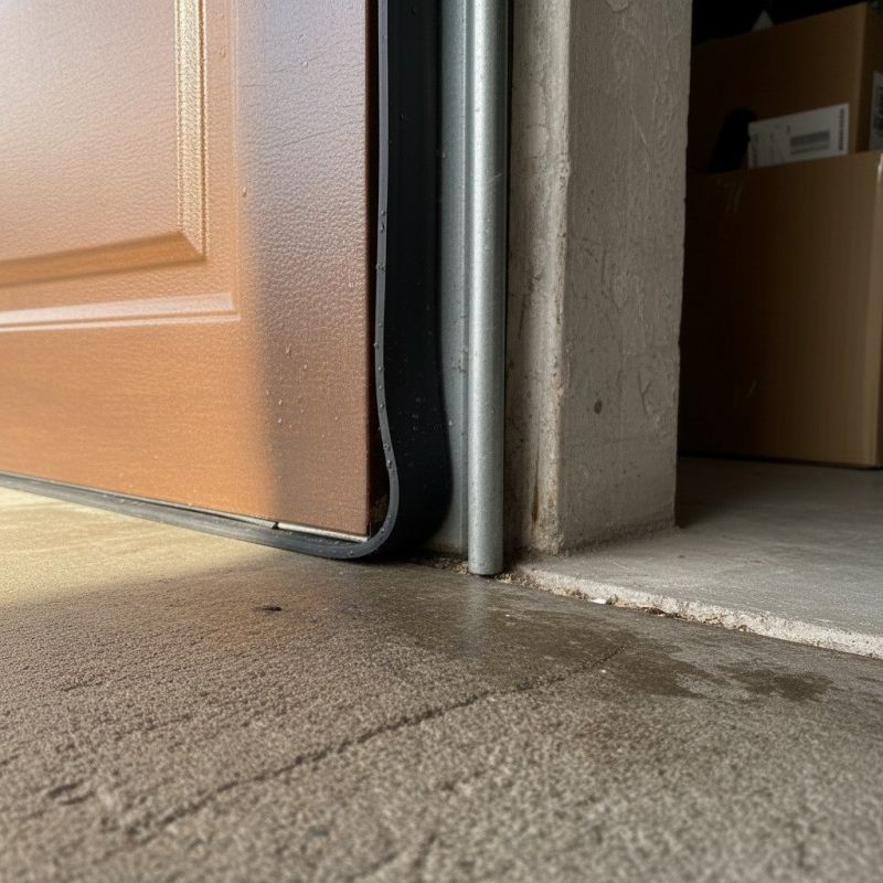 Garage Door Seal Installation detail