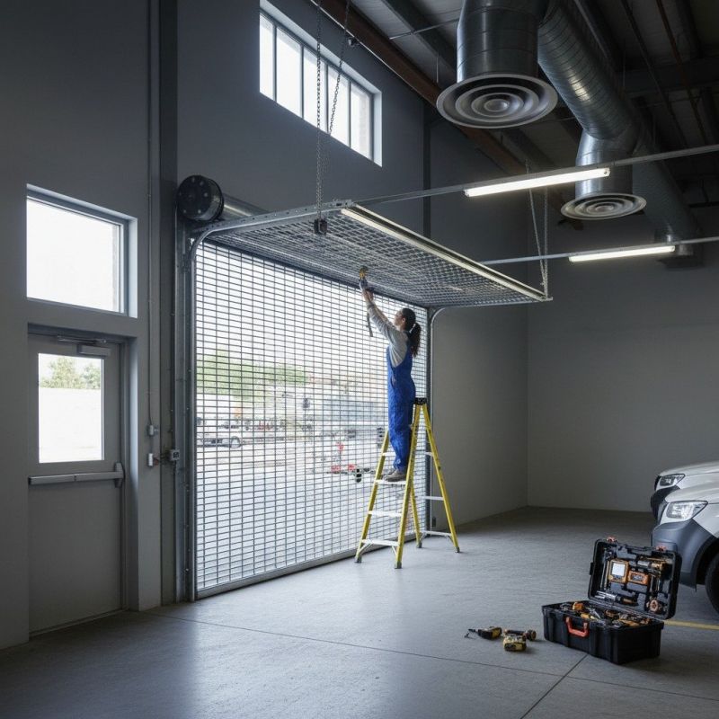 Rolling Grille Repair detail